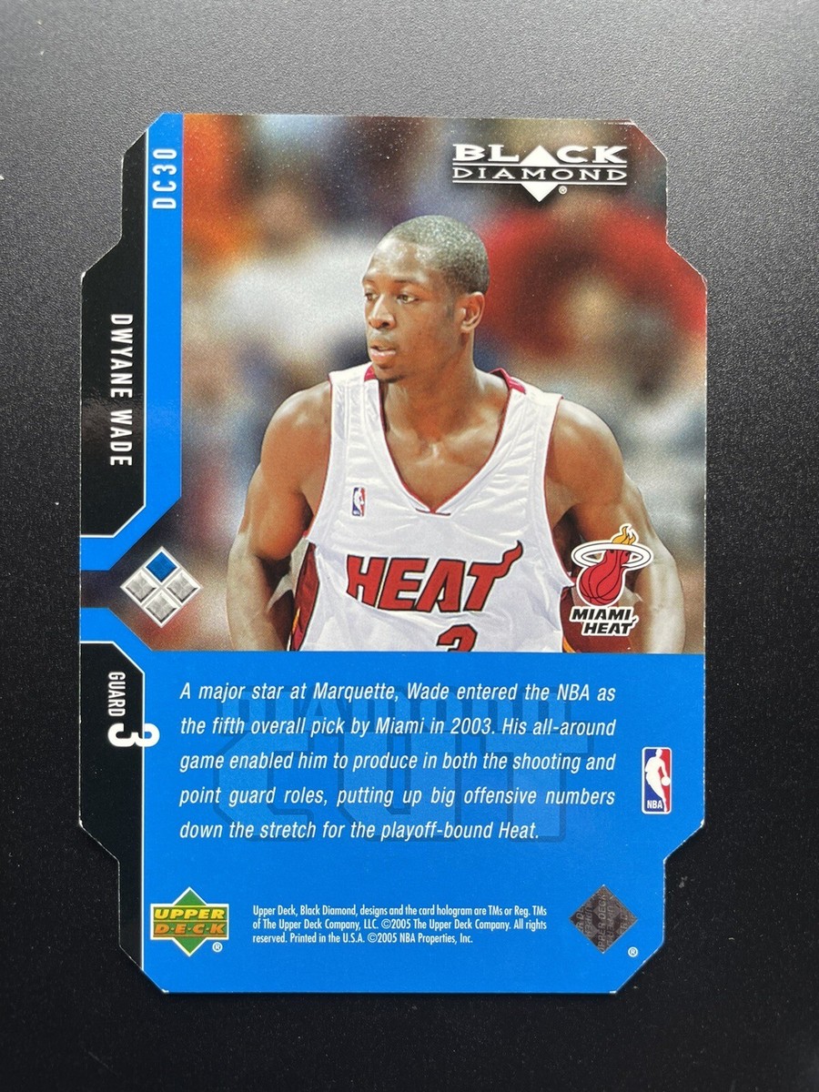 2004-05 Upper Deck Black Diamond Diamond Cut Single Dwyane Wade