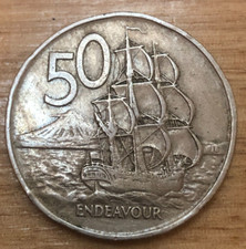 1975 Fifty Cent New Zealand  YFP10/24