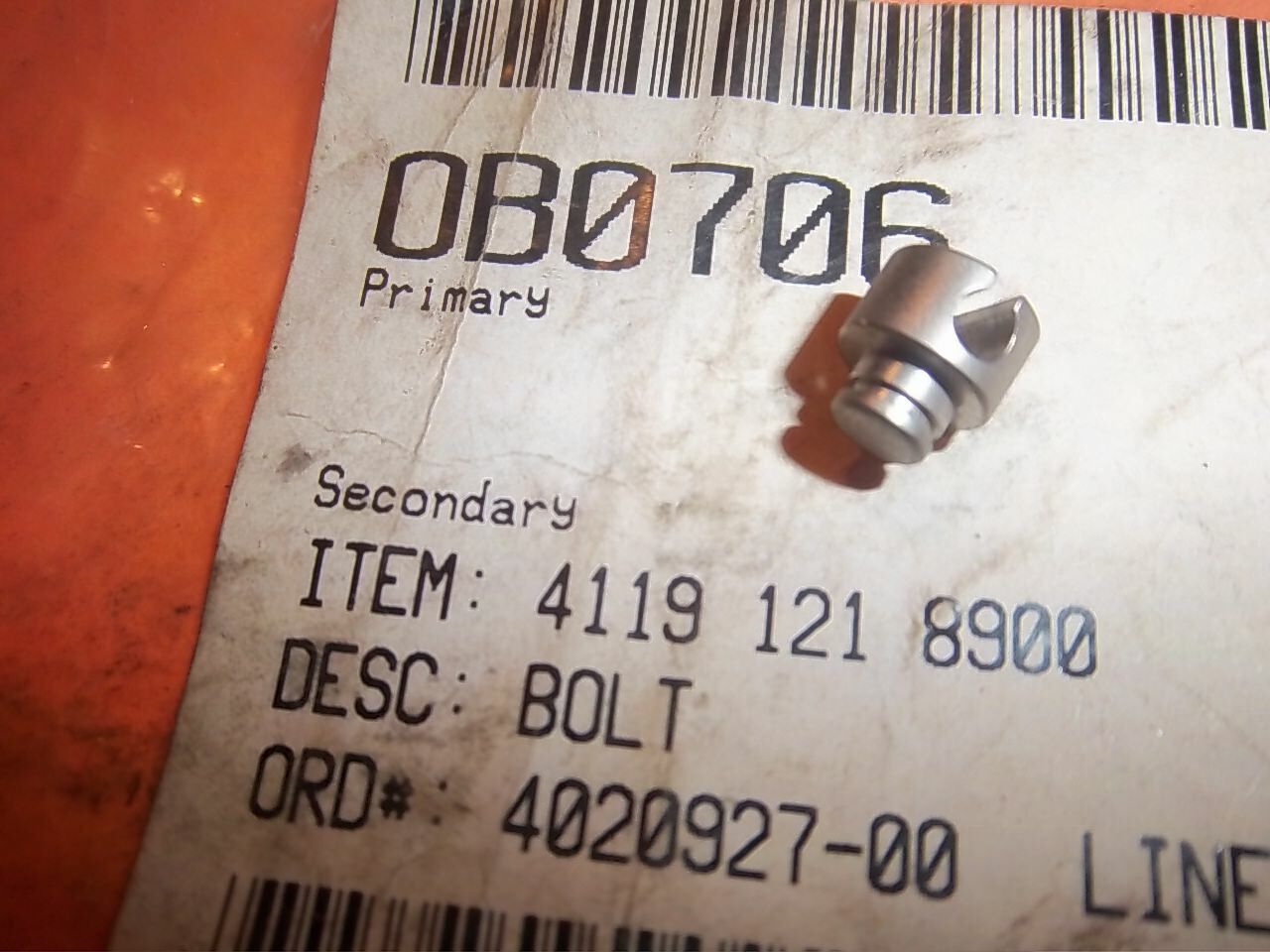 NEW STIHL TRIMMER CARBURETOR BOLT 41191218900 OEM FREE SHIPPING | eBay