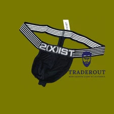 2(X)ist 2xist men black Modal Maximize Thong G-string underwear size M L XL