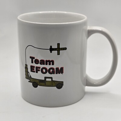 Team EFOGM Raytheon MGM-157 Missile Vintage Coffee Mug RARE! Excellent Condition