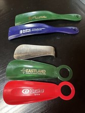 Vintage LOT 5 Advertising SHOE HORNS Munro Bob Smart Nu Craft Dexter Eastland