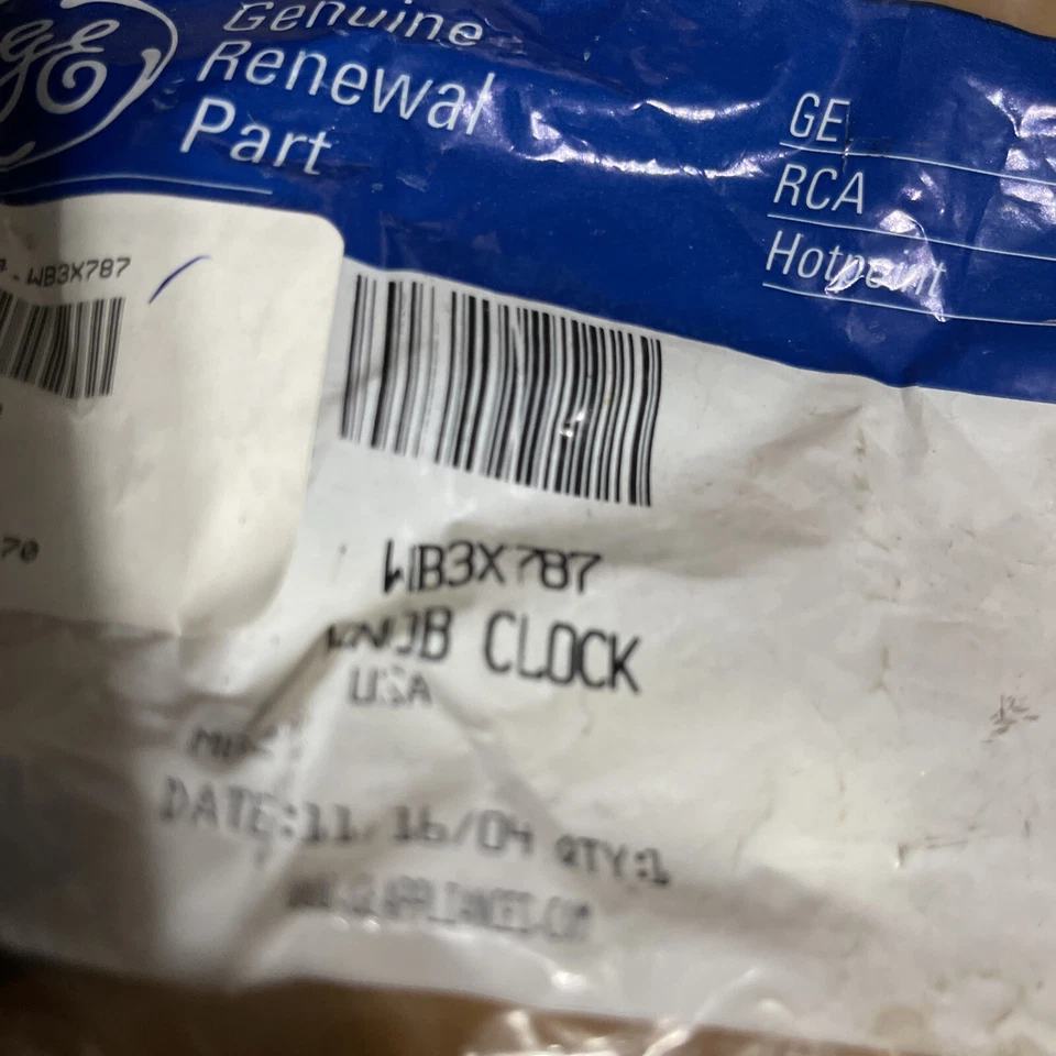 GENERAL ELECTRIC WB3X787 CLOCK KNOB - Image 2 of 3