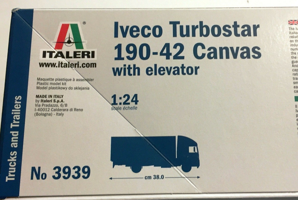 自動車 ITALERI IVECO TURBO STAR 1:24 Amazon.com: ITALLEI IT3926 1/24 Iveko Turbo Star IVECO