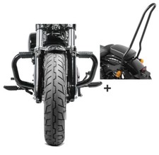 Paramotor + Sissybar Cover for Harley Sportster 1200 CA Custom 13-16