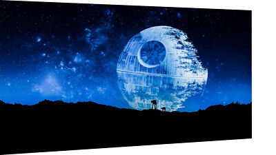 Star Wars Todesstern Film Leinwand Bilder Wandbilder - Hochwertiger Kunstdruck