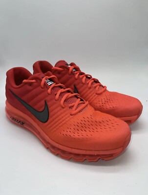 アムリタ Nike Air Max 2017 Wolf Grey Hot Punch Red Black Cool 849559-106 sz