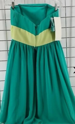 Alfred Angelo All Occasions Green Dress NWT | eBay