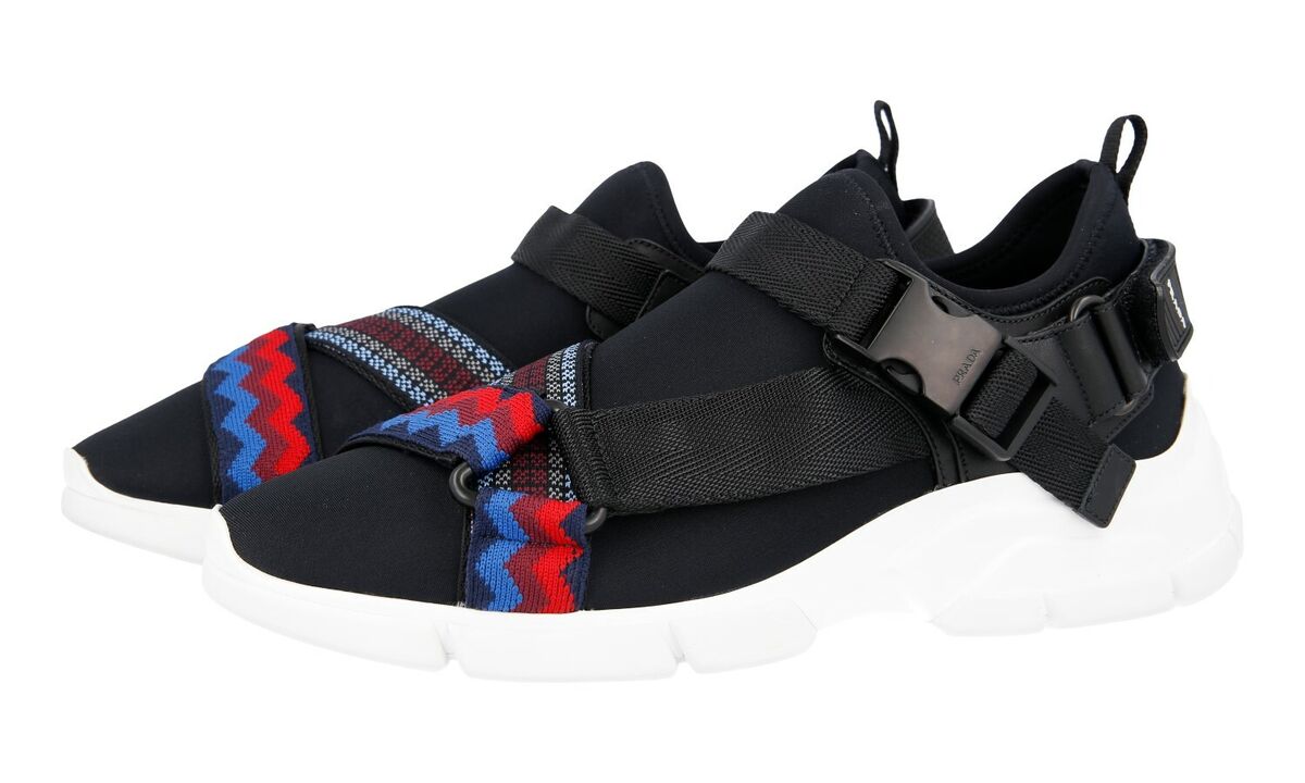 PRADA Polarius Slip-on Sneakers - 1S913I - Black White - NEW PRADA Polarius Slip-on Sneakers - 1S913I - Black White - NEW