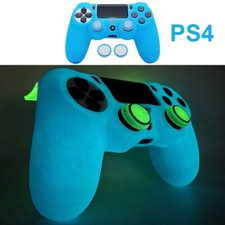Sony Playstation 4 PS4 Luminous Glow in Dark Soft Silicone Cover Case Skin Shell