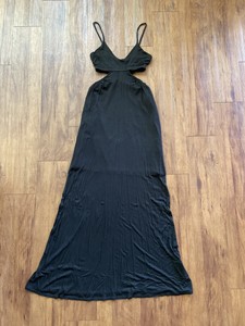 boohoo full length dresses