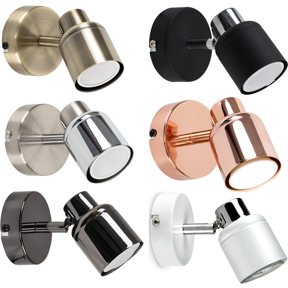 Spot Light Adjustable LED GU10 Wall Lights Living Room Sconce Fitting