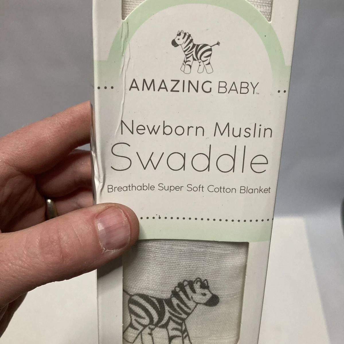 Zebra muslin swaddle sale