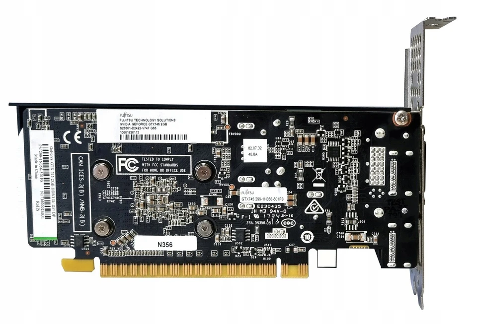 Nvidia Geforce Gtx 745 2GB ddr3 scheda video grafica pci express pcie dp dvi pc - Immagine 4 di 4