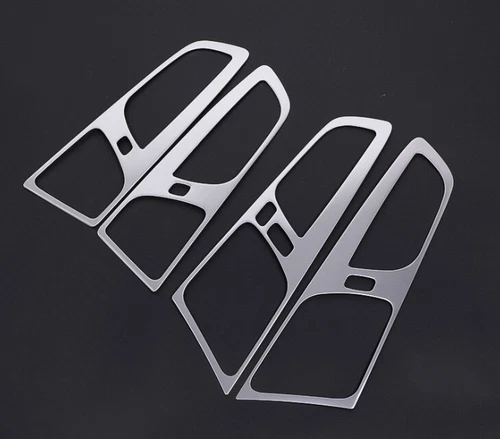 For Volvo XC60 2018-2021 Silver Titanium Inner Door Handle Bowl Cover Trim - Foto 9 di 10