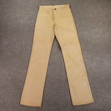Vintage Levis 519 Corduroy Pants Mens 28x32 Orange Peach Straight Skinny 90s 80s