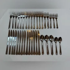 Vintage lot of 37 pieces stainless steel cutlery silverware, mixed lot