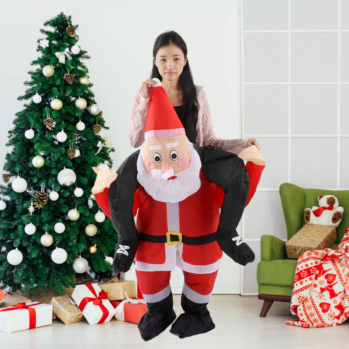 Riding santa hotsell costume