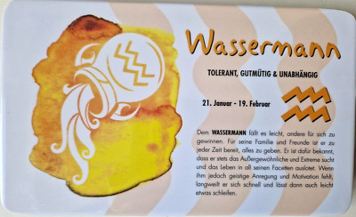 Kesper Melamin Schneidebrett, Brotzeitbrett: Wassermann, Sternzeichen, Neuware