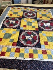 Quilt Baby 44 X 53 Lambs And Hearts