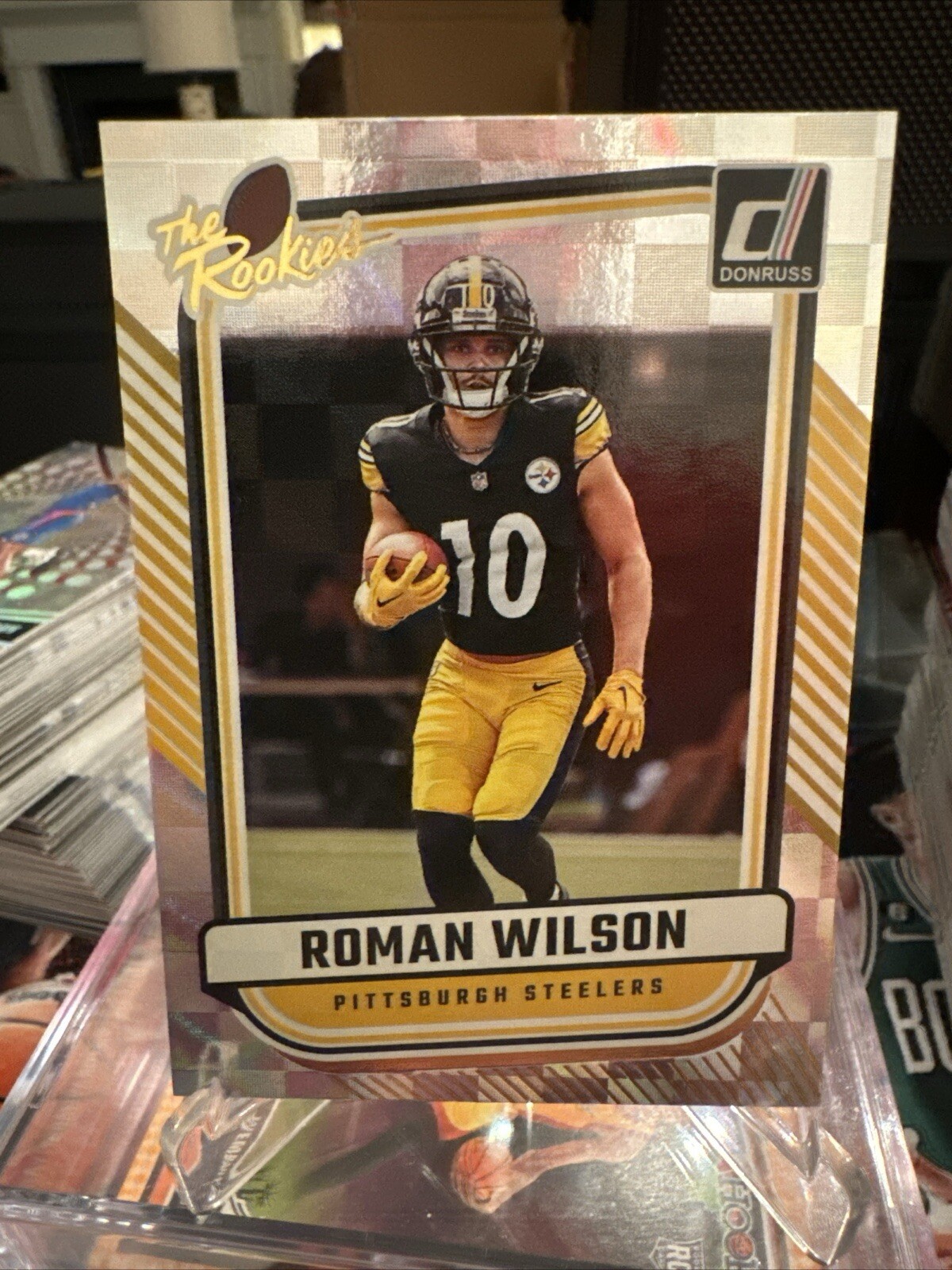 2024 Panini Donruss Football Roman Wilson RC The Rookies Silver Diamond #TR-19
