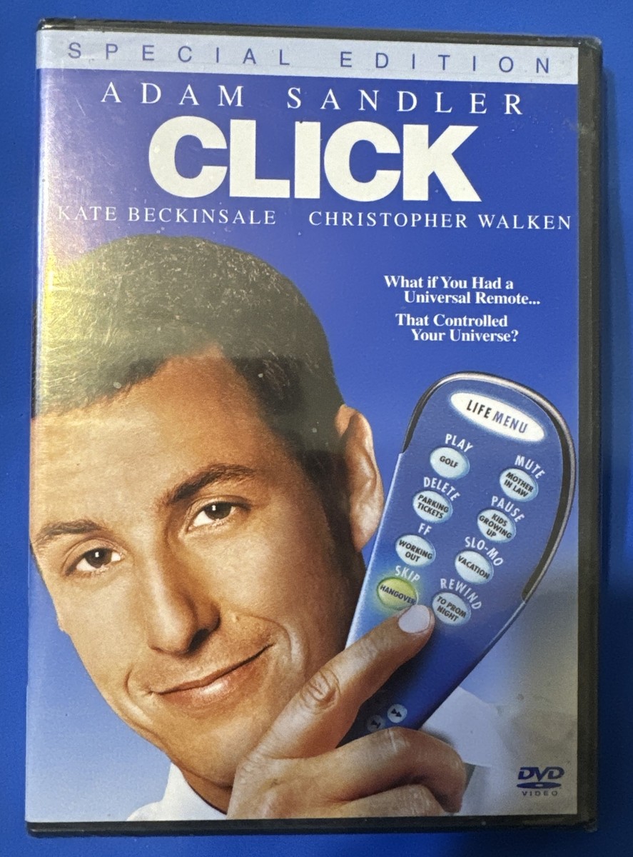 SEALED CLICK SPECIAL EDITION DVD ADAM SANDLER CHRISTOPHER WALKEN