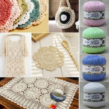 50g Cotton Wool Lace Yarns 2 Ply Embroidery Knitting Knitting Sweater DIY Crafts