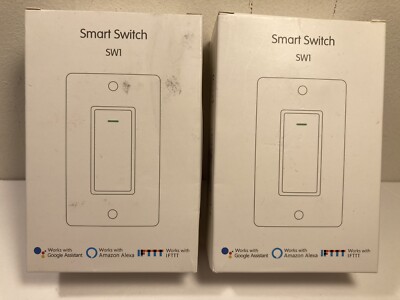 2 Smart Light Switch SW1 Wi-Fi  Alexa Google Assistant IFITT