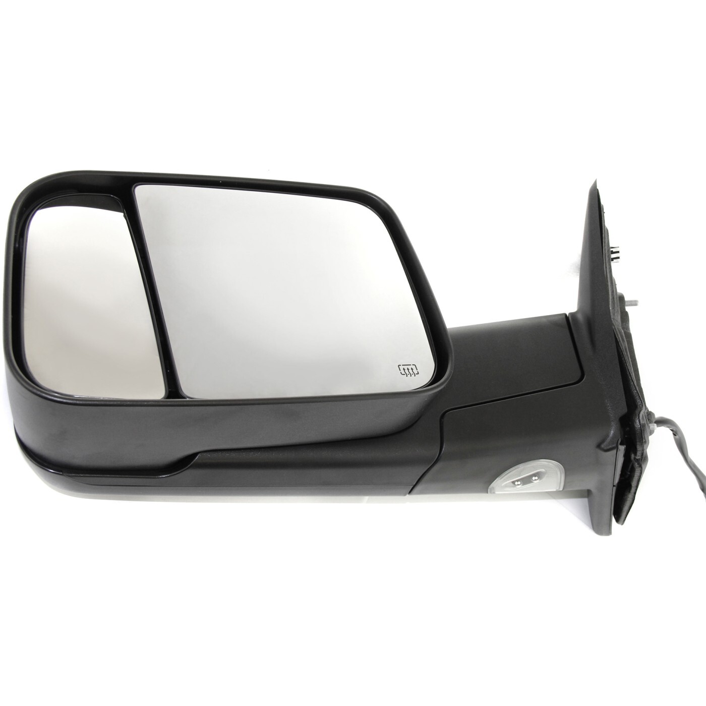 Ram 1500 Heated Mirrors Pair Of Black Power Heated Mirrors For 2009-2012 Ram 1500/2500 - Manual Fold, Direct Fit Ram 2500 Mirrors - Foto 4
