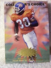 1997 Upper Deck Collector's Choice Football Terrell Davis Gold You Crash The...