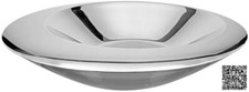 FINK Schale Visto - silber - H. 8cm x B. 43cm x D. 43cm B Ware