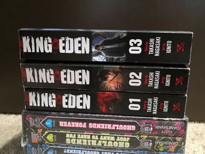 King Of Eden English Manga Vol 1 3 Complete Omnibus New Ebay