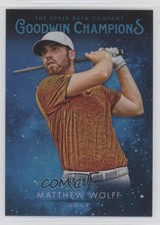 2021 Upper Deck Goodwin Champions Platinum Cosmic /99 Matthew Wolff #31 0l7u
