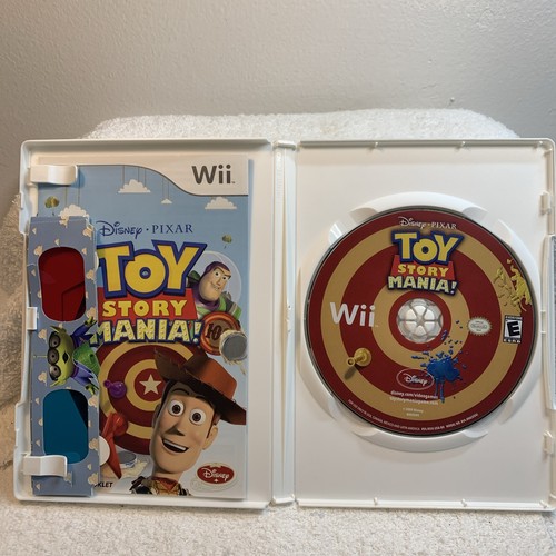 Disney Pixar Toy Story Mania Wii Video Game 3D Glasses & Compete Tested See Pics - Picture 14 of 19