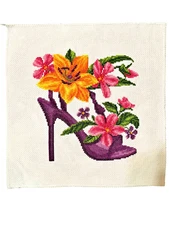 Finished Joy Sunday Cross Stitch “Fashion High Heels - J478” - Unframed