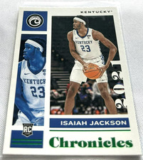 2021-22 Chronicles Draft Basketball Isaiah Jackson III Kentucky Green Rookie #17