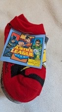 Justice League Boys Socks Size S 6 Pairs