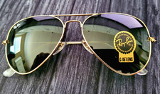 Never Worn Ray Ban 3025 Aviator Sunglasses 58mm Gld Frame