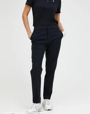 Peak Performance Player Golf Pants Womens 32x30 Black Water Repellent Casual