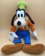 Disney Goofy Plush 12" Soft Toy Stuffed Animal Classic Orange  Blue Outfit