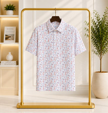 Rhoback The Pennant Race Men'S Short Sleeve Performance Polo