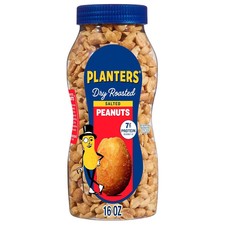 PLANTERS Salted Peanuts, Party Snacks, 16 Oz (1 Ct)