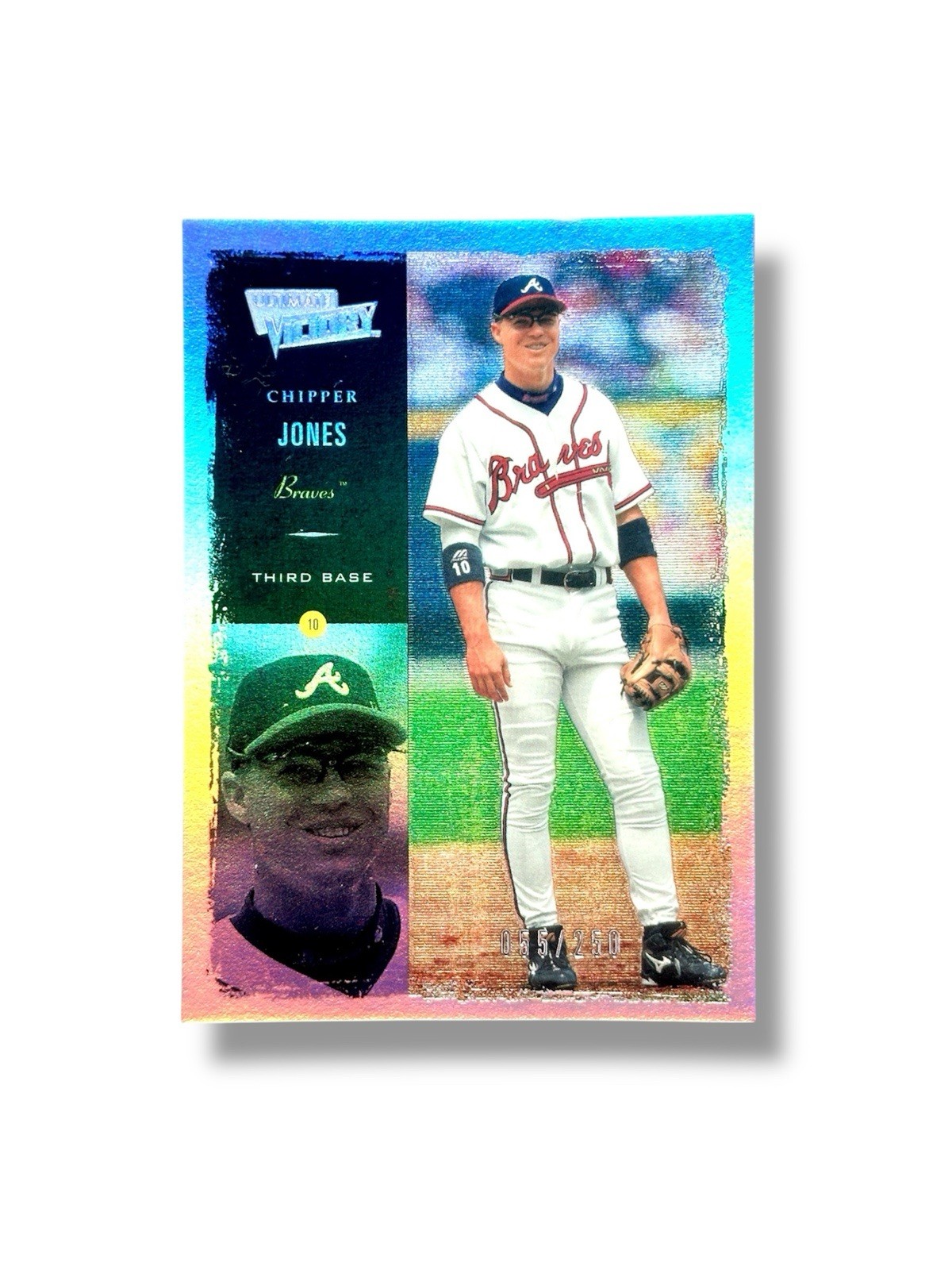 2000 Upper Deck Ultimate Victory #46 Chipper Jones Victory Collection #055/250