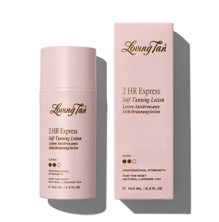 Loving Tan - Self tanning Lotion - 2 Hr Epress - Dark - Professional - 3.3 Fl Oz
