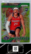 2024 Panini Prizm WNBA #3 Aaliyah Edwards Fractal Prizms Green
