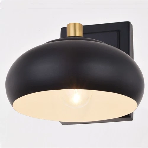 Vaxcel Lighting W0381 Belmont 7" Tall Bathroom Sconce - Black - Picture 8 of 8