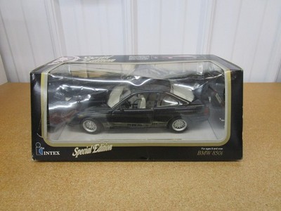 1990 BMW 850i 850 coupe 1/18 MAISTO INTEX black diecast toy car Z