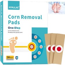 Hühneraugenpflaster, Hornhaut Entferner, Corn Remover Pads, 24 Stück, Braun