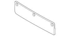 Genuine Volkswagen License Plate Frame 5h0-807-287-f-9b9