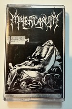 Maleficarum Unblessed Death Metal Cassette Tape 1993 Wild Rags Records